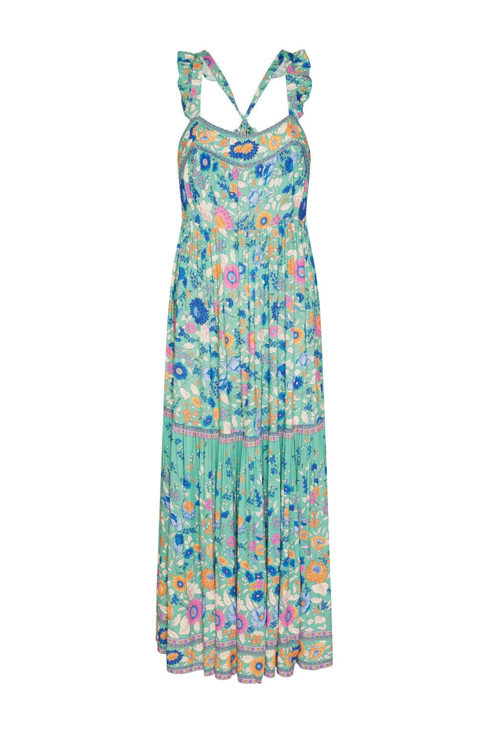 Sophia Strappy Midi in Green Cove - Pre-loved sold by Arnhem product image thumbnail 2