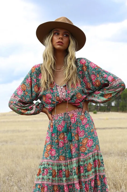 Amberley Blouse in Emerald - Pre-loved sold by Arnhem