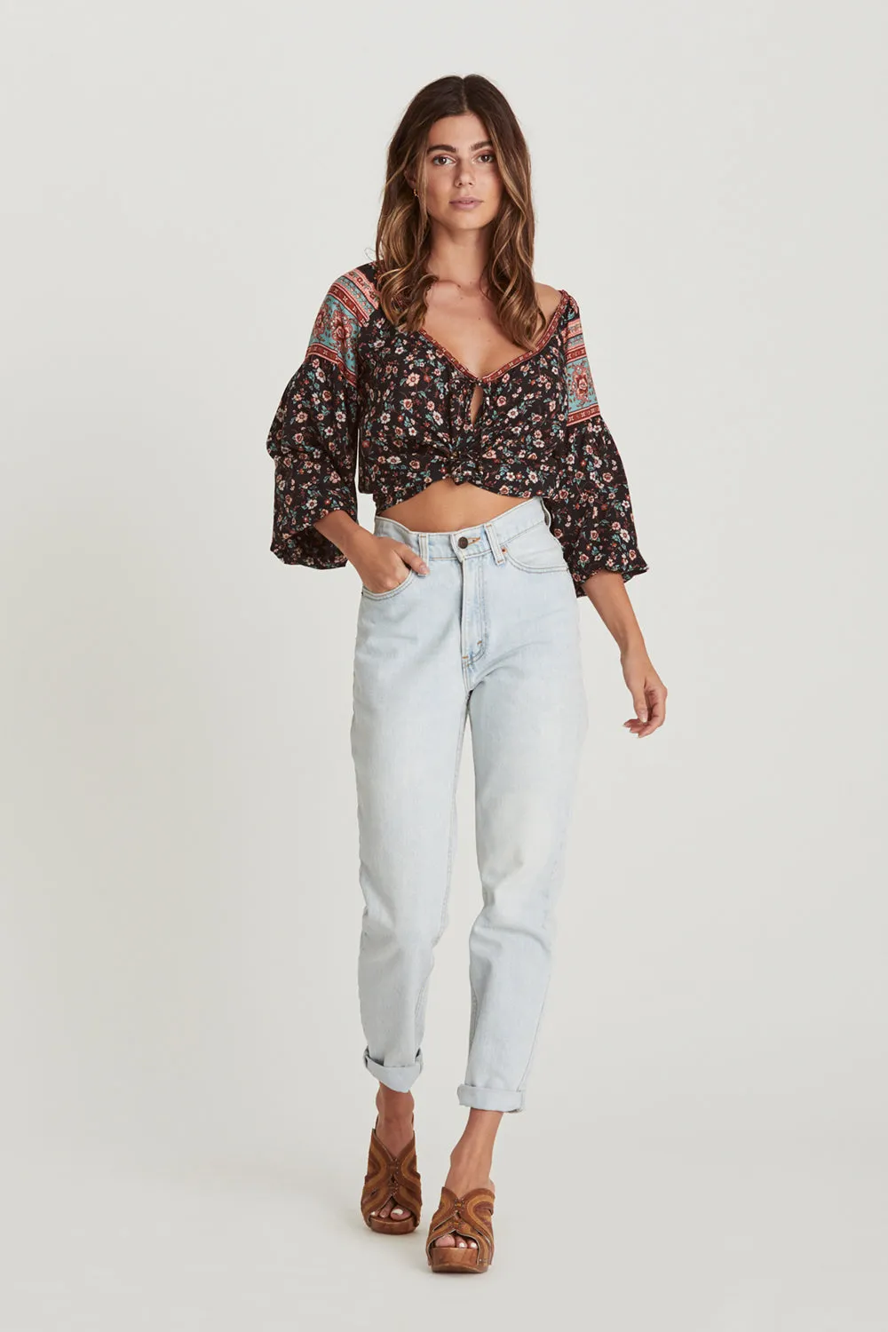 Camilla Blouse in Midnight Blooms - Pre-loved sold by Arnhem product image thumbnail 4