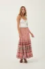 Indira Skirt in Rose sold by Arnhem