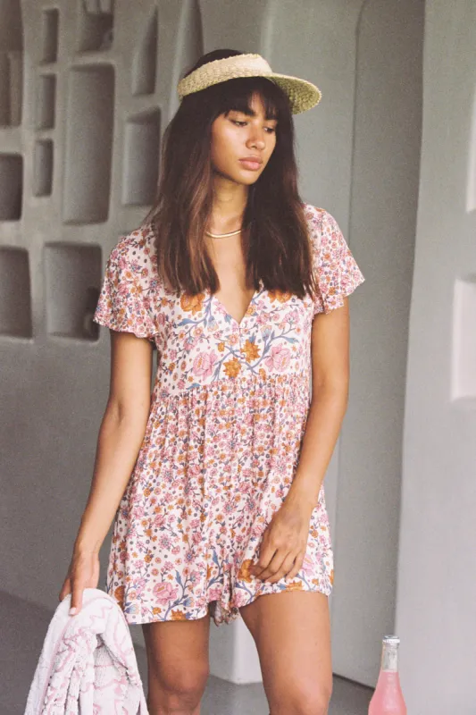 Mai Playsuit in Lychee - Pre-loved sold by Arnhem