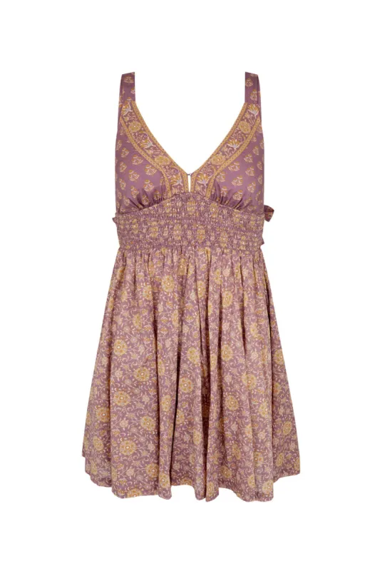 Carmen Playdress in Fig sold by Arnhem
