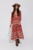 Angelis Sundress in Ruby sold by Arnhem