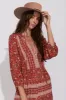 Angelis Sundress in Ruby sold by Arnhem