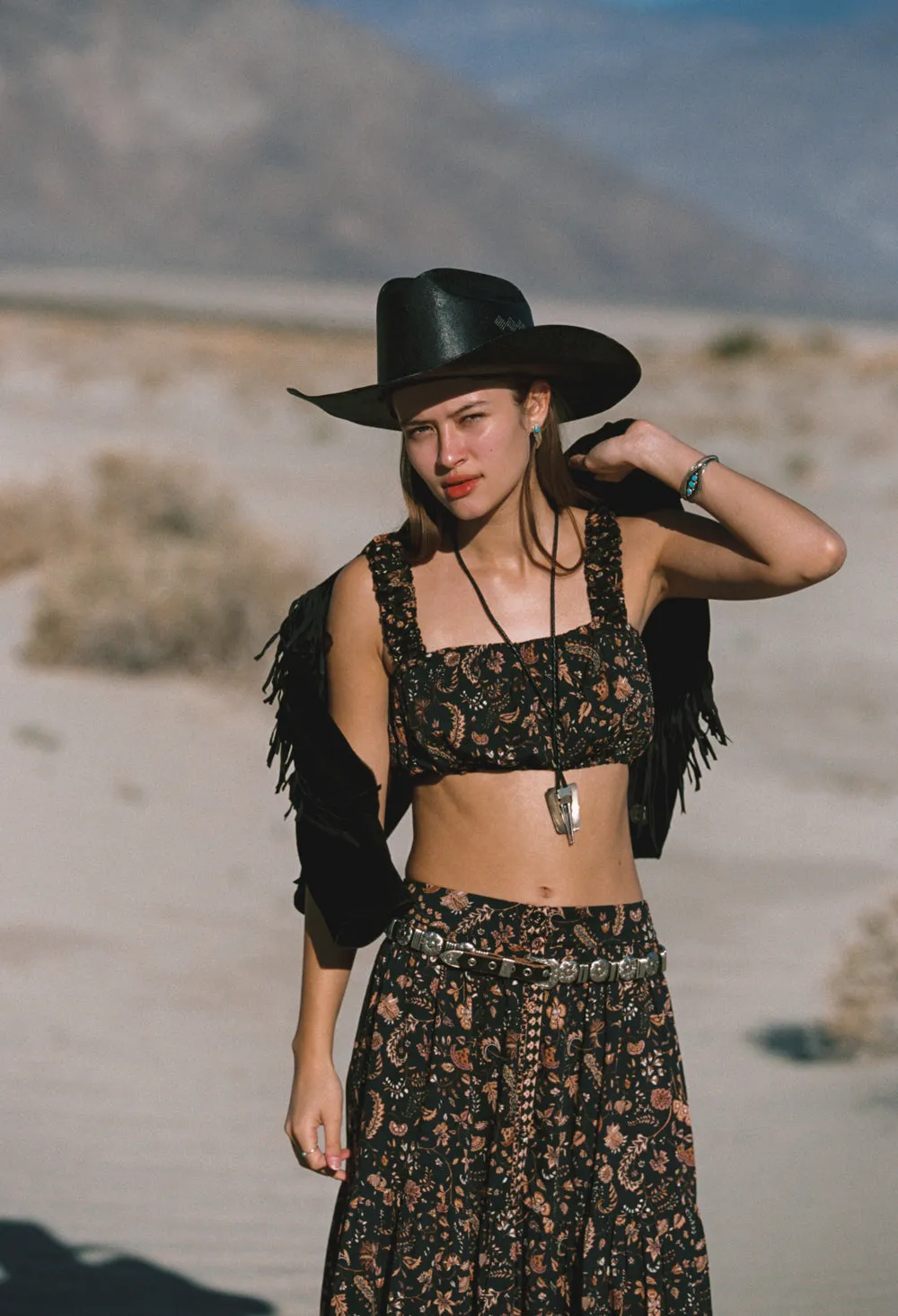Renata Crop Top in Raven sold by Arnhem product image thumbnail 5