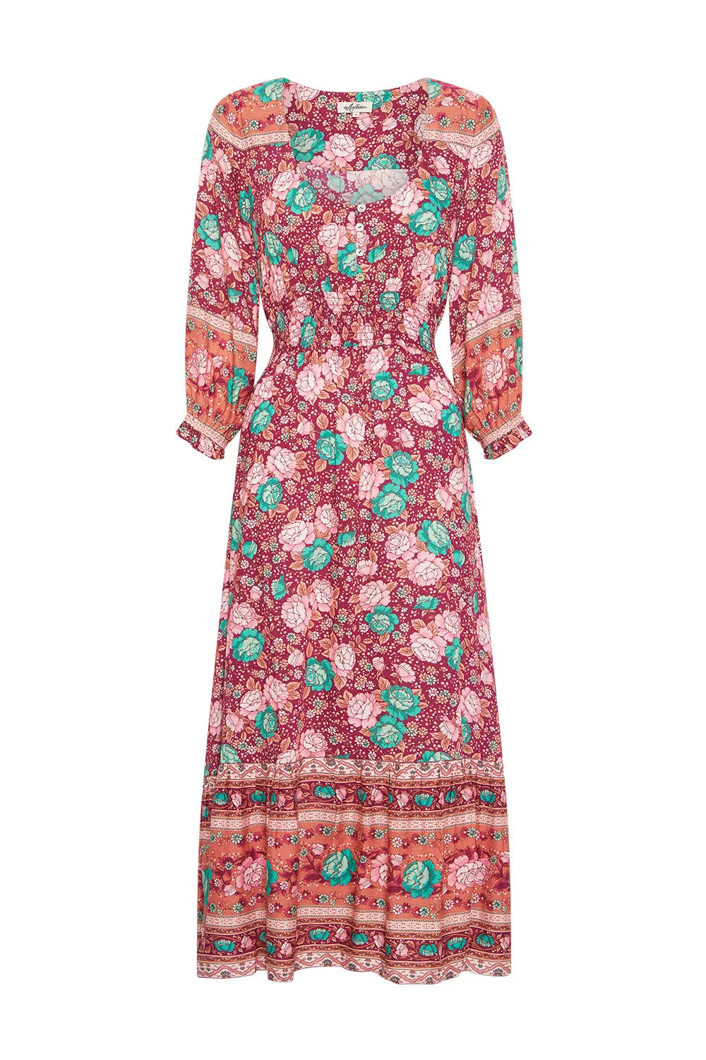 Amberley Prairie Midi Dress in Ruby - Pre-loved sold by Arnhem product image thumbnail 2