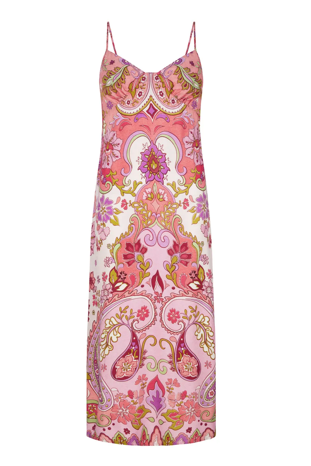 Malibu Slip Dress in Coral sold by Arnhem product image thumbnail 2