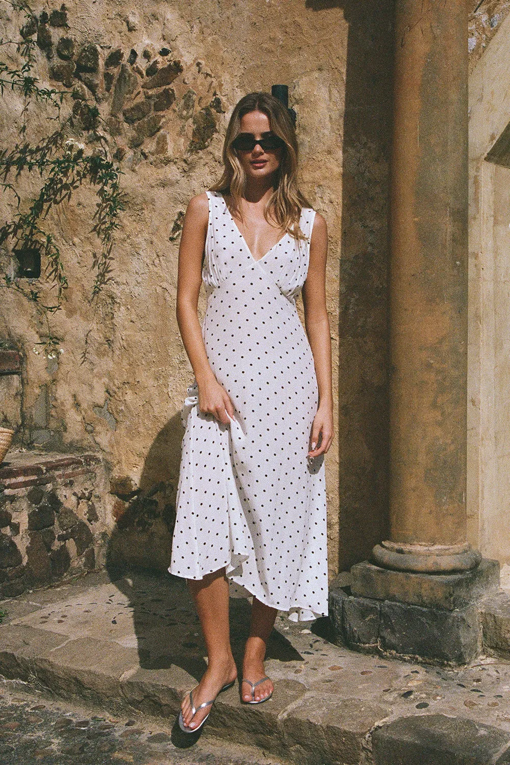 Aimee Dot Midi Dress sold by Arnhem product image thumbnail 2