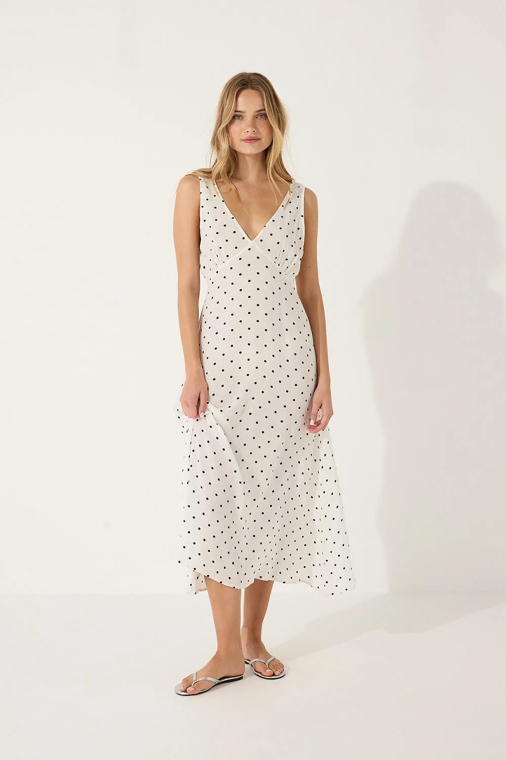 Aimee Dot Midi Dress sold by Arnhem product image thumbnail 4