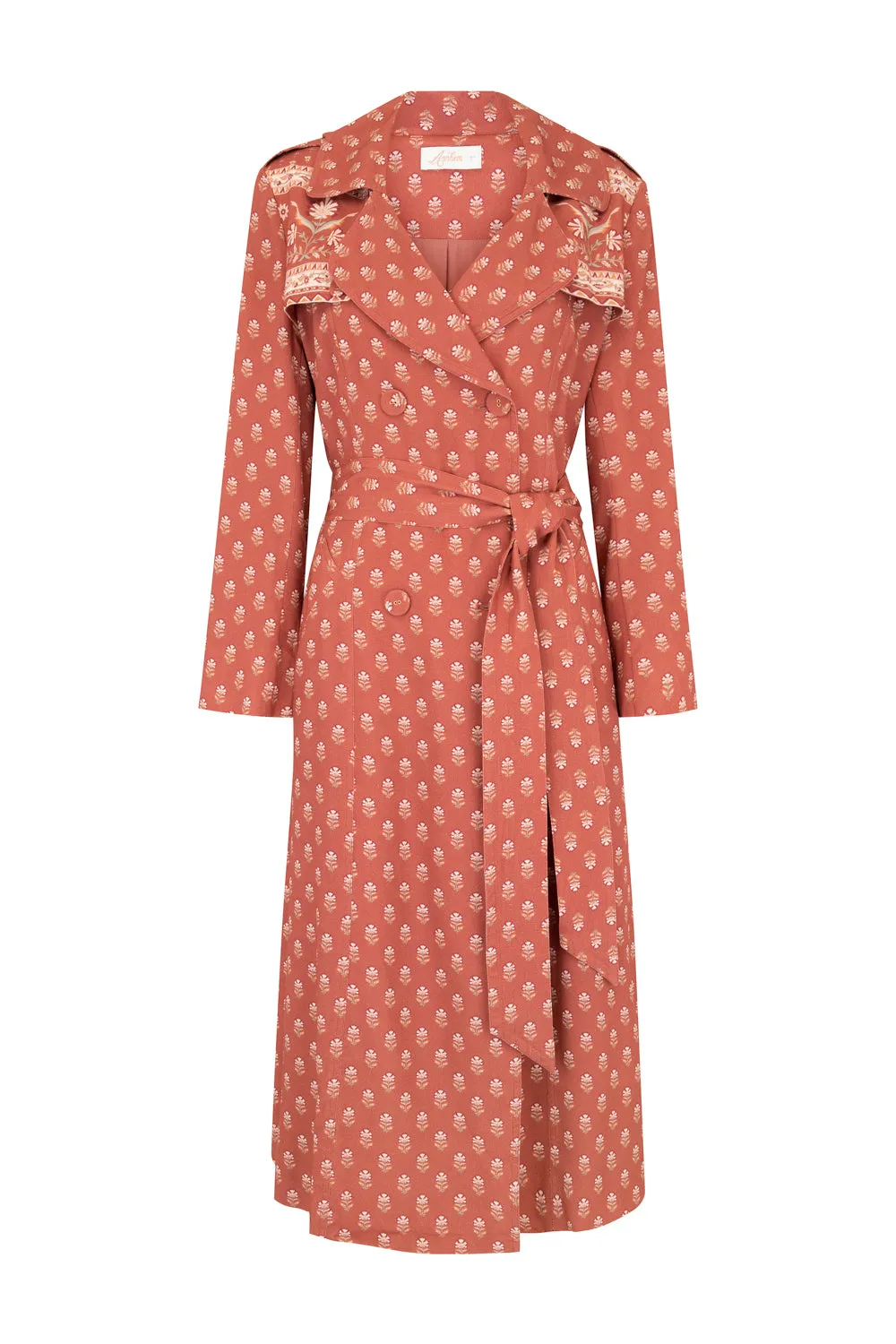 Eliza Trench Coat in Sienna sold by Arnhem product image thumbnail 2