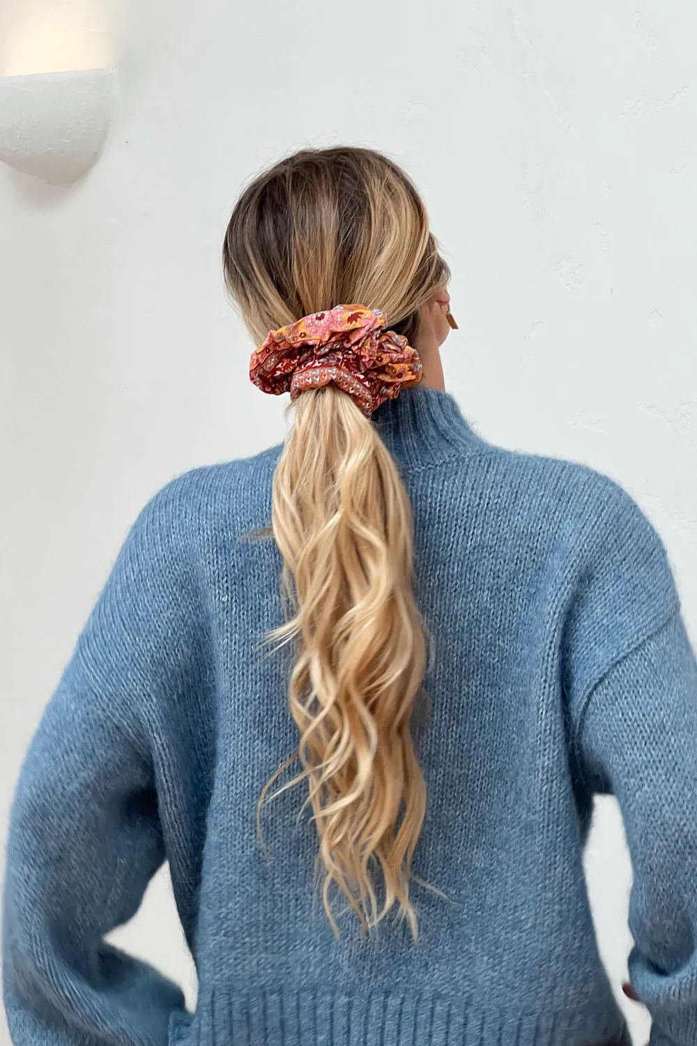 Dylan Revive Scrunchie in Amber Border Print sold by Arnhem product image thumbnail 2