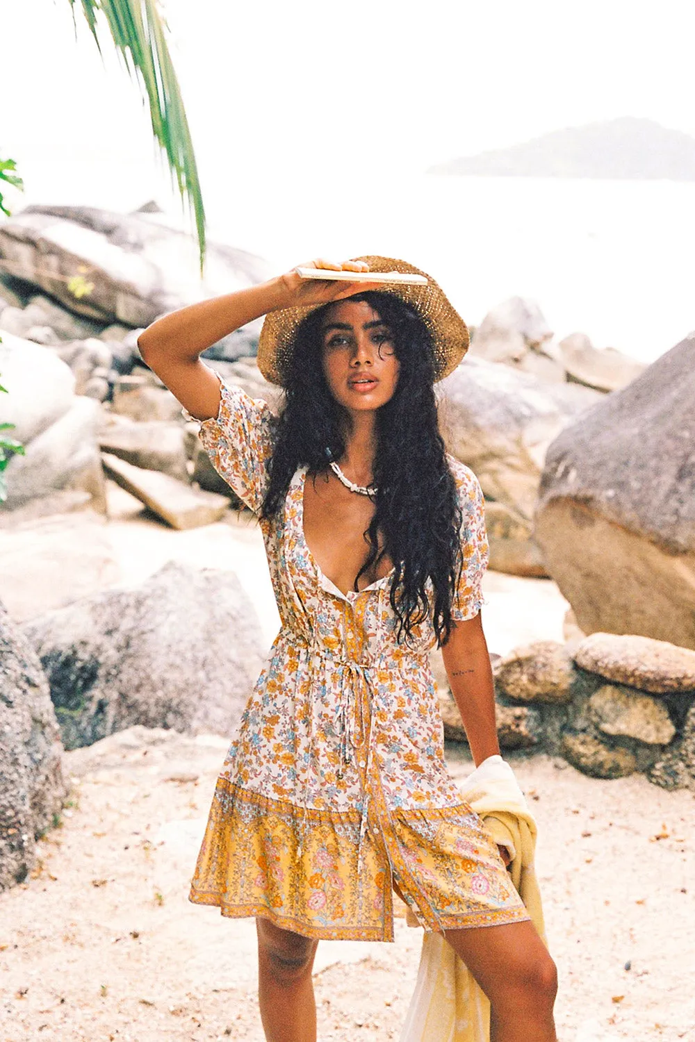 Honey Mini Dress in Coconut Cream - Pre-loved sold by Arnhem product image thumbnail 3