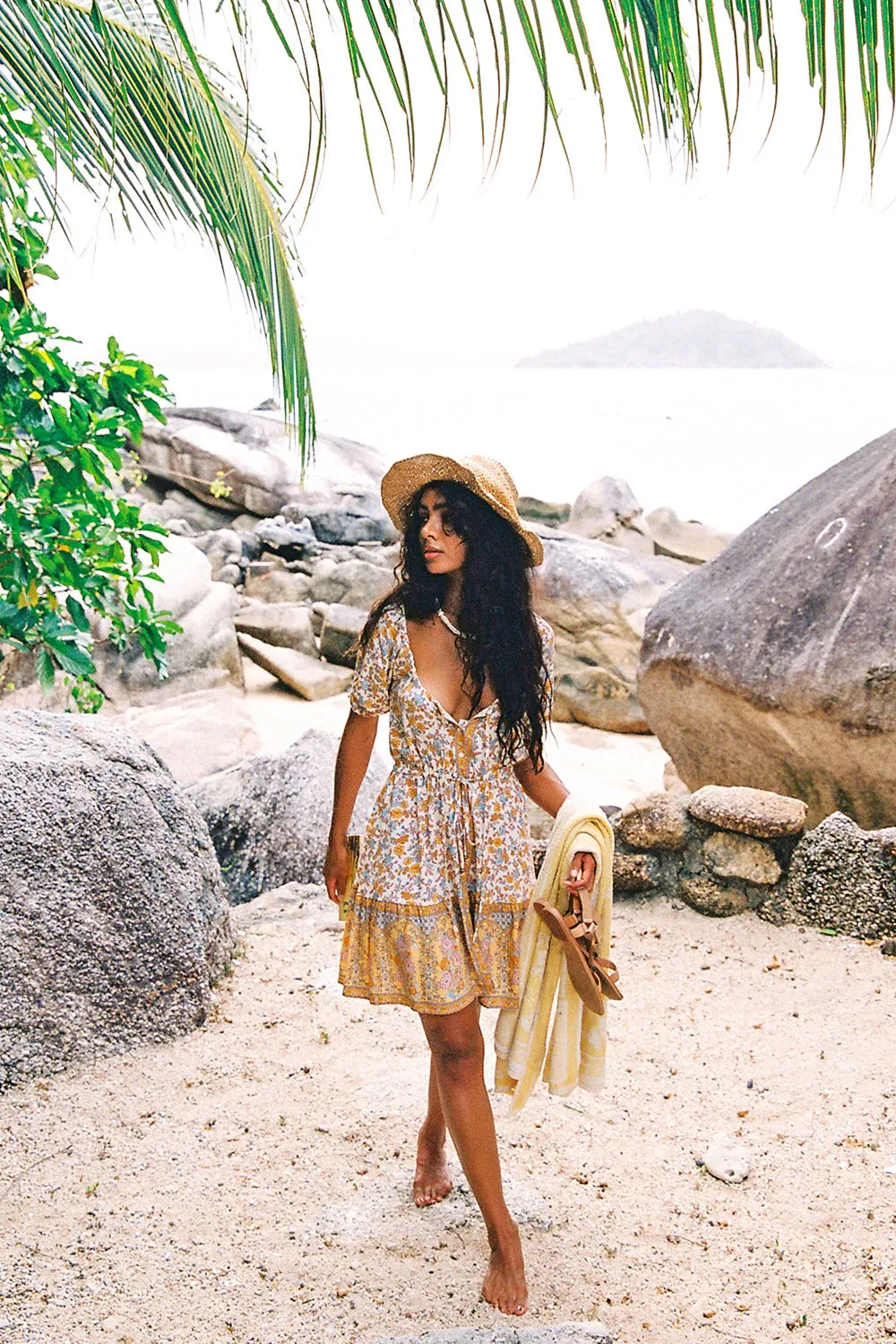 Honey Mini Dress in Coconut Cream - Pre-loved sold by Arnhem product image thumbnail 4