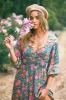 Amberley Prairie Midi Dress in Emerald - Pre-loved sold by Arnhem