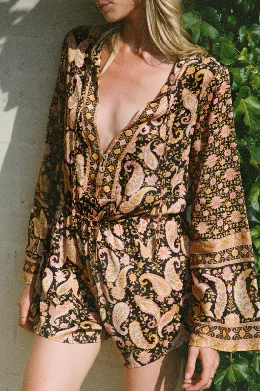 Oman Playsuit in Midnight sold by Arnhem
