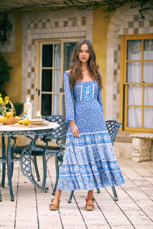 Esmee Midi Dress in Lakeside - Pre-loved sold by Arnhem