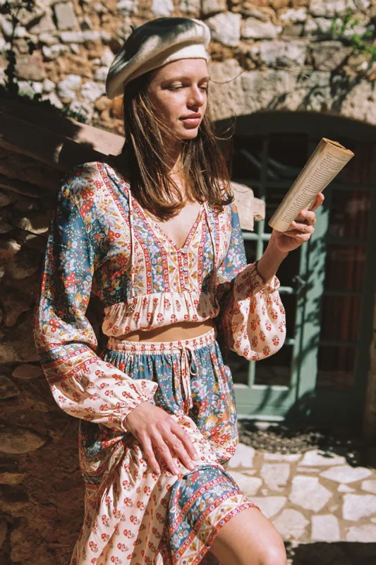 Nalani Blouse in Vanilla sold by Arnhem