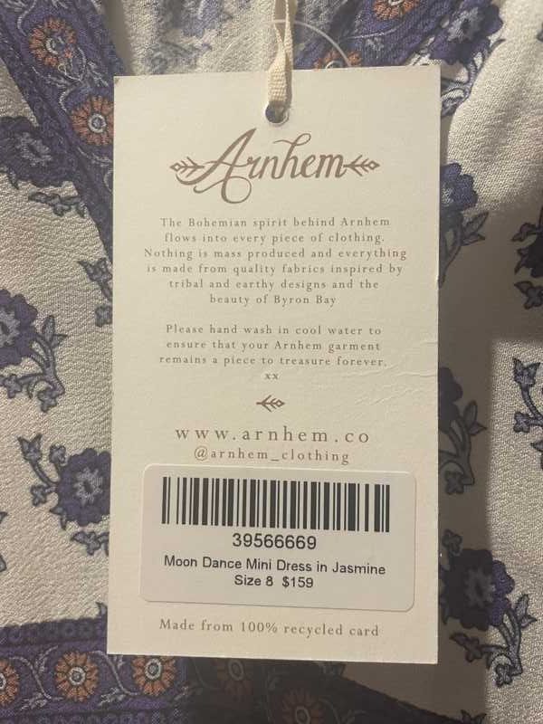 Moondance Mini Dress in Jasmine - Pre-loved sold by Arnhem product image thumbnail 3