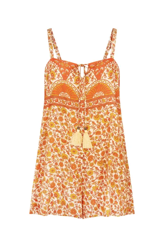 Oria Playsuit in Rust sold by Arnhem