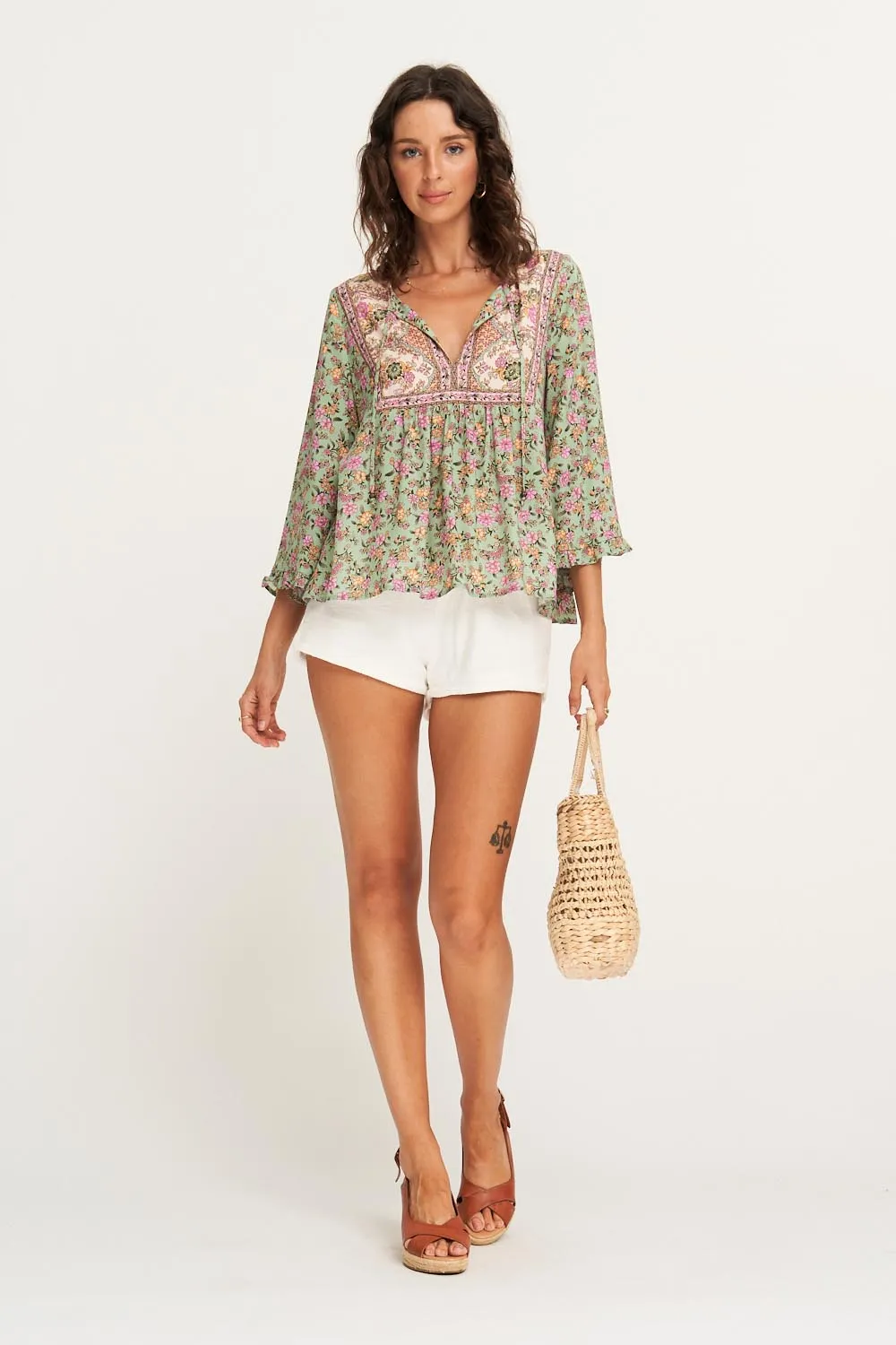 Honey Blouse in Mojito - Pre-loved sold by Arnhem product image thumbnail 5