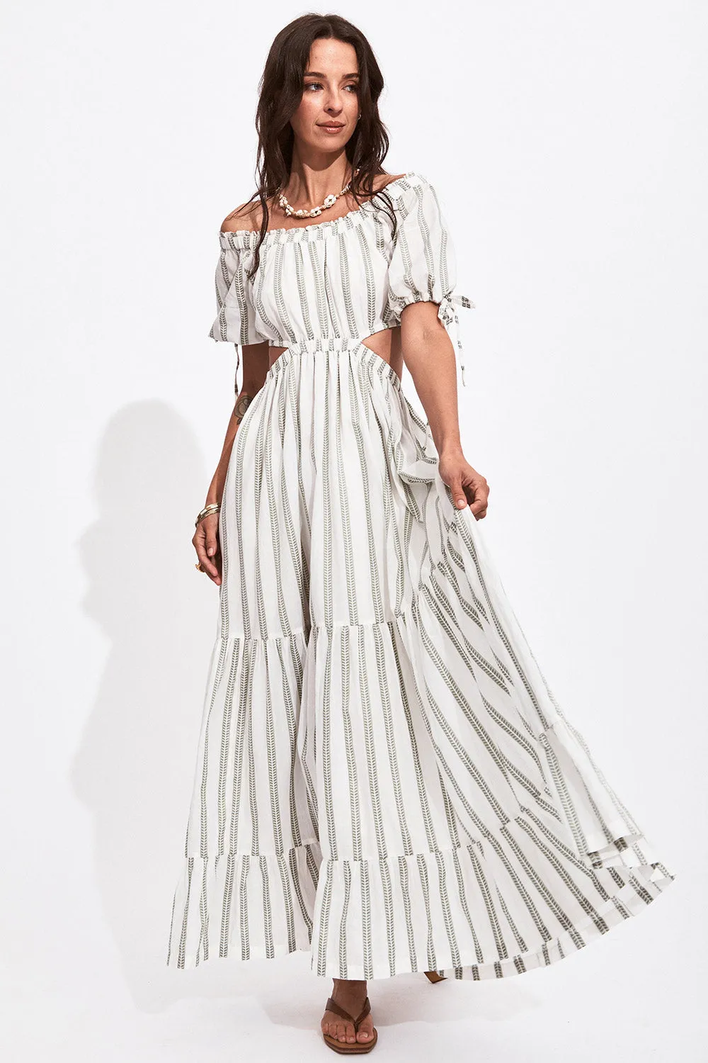 Selma Sundress in Sage - Pre-loved sold by Arnhem product image thumbnail 5