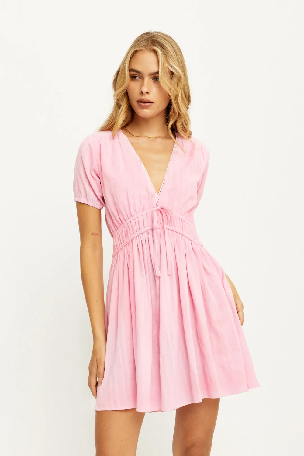 Venice Mini Dress in Peony sold by Arnhem product image thumbnail 3