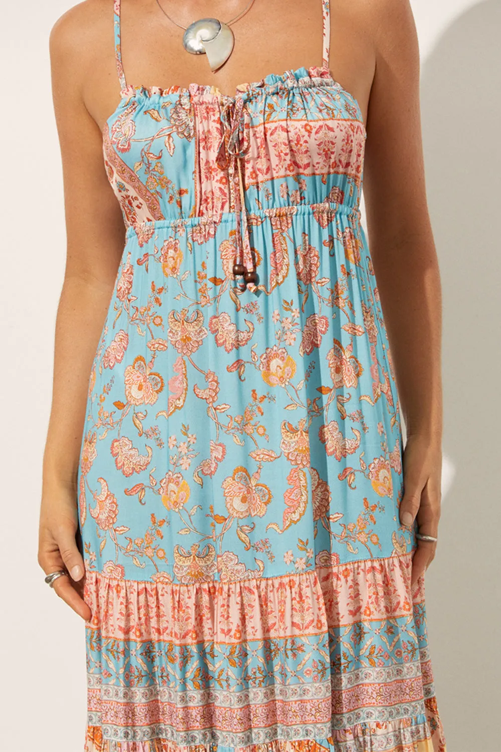 Clementine Maxi Dress in Poolside sold by Arnhem product image thumbnail 4