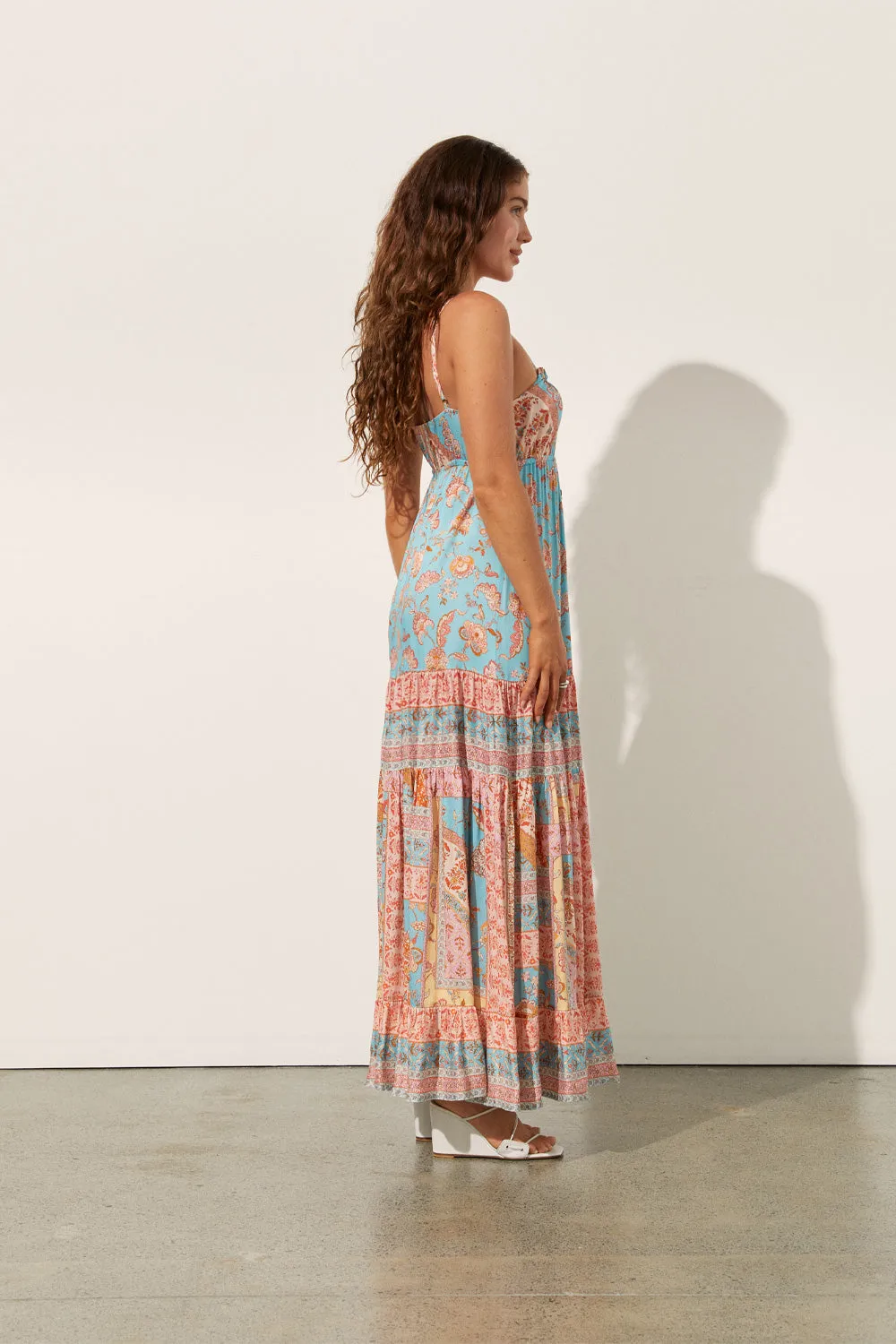 Clementine Maxi Dress in Poolside sold by Arnhem product image thumbnail 5