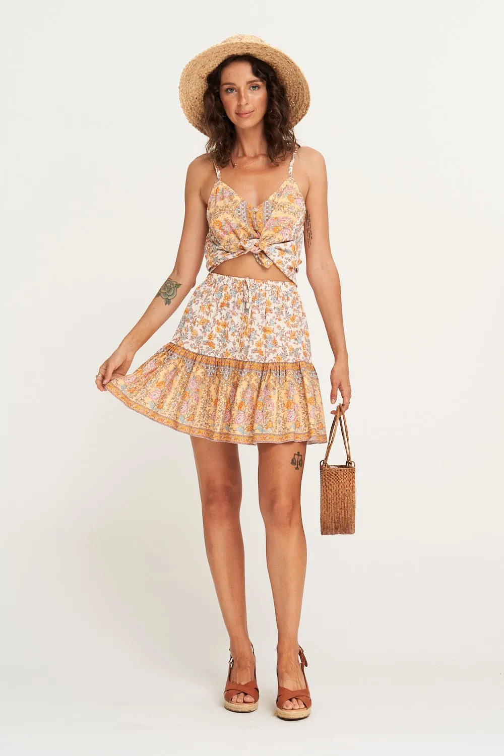 Honey Mini Skirt in Coconut Cream - Pre-loved sold by Arnhem product image thumbnail 5