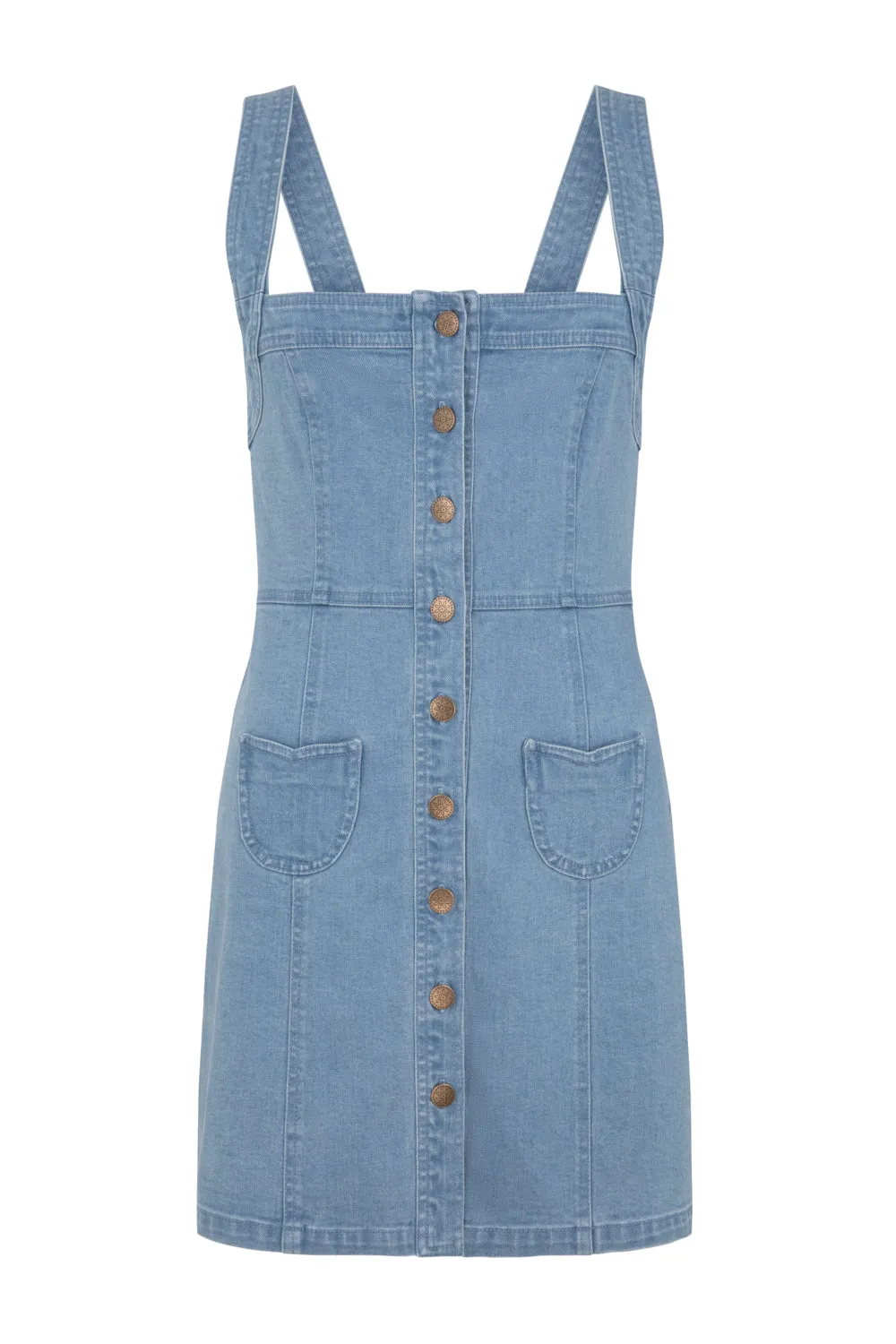 Phoenix Mini Dress in Denim Blue sold by Arnhem product image thumbnail 2