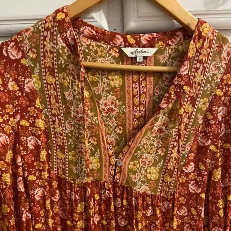 Audrey Blouse in Cinnamon sold by Arnhem product image thumbnail 5