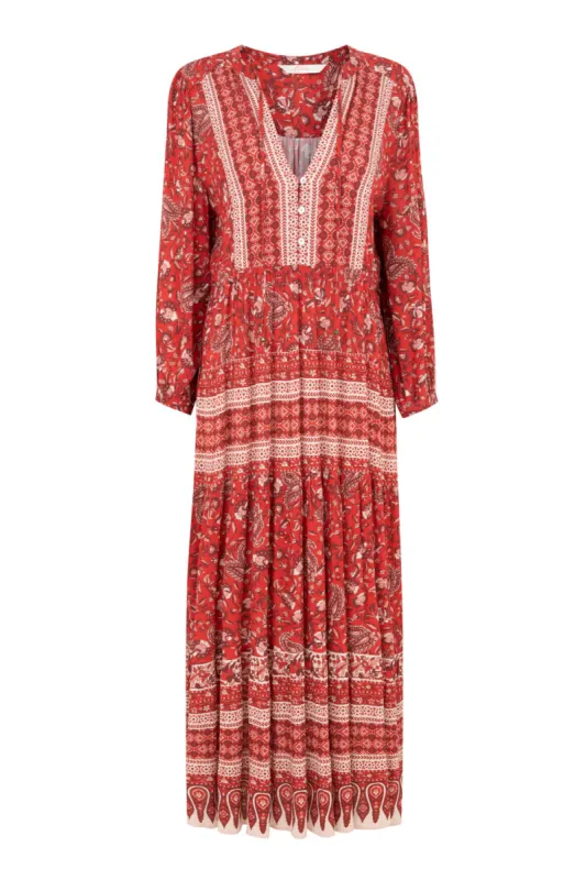 Angelis Sundress in Ruby - Pre-loved sold by Arnhem