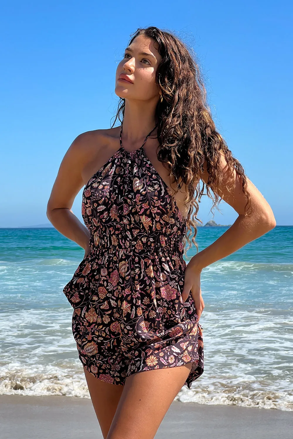 Sabba Playsuit in Sunset Black - Preloved - Pre-loved sold by Arnhem product image thumbnail 3