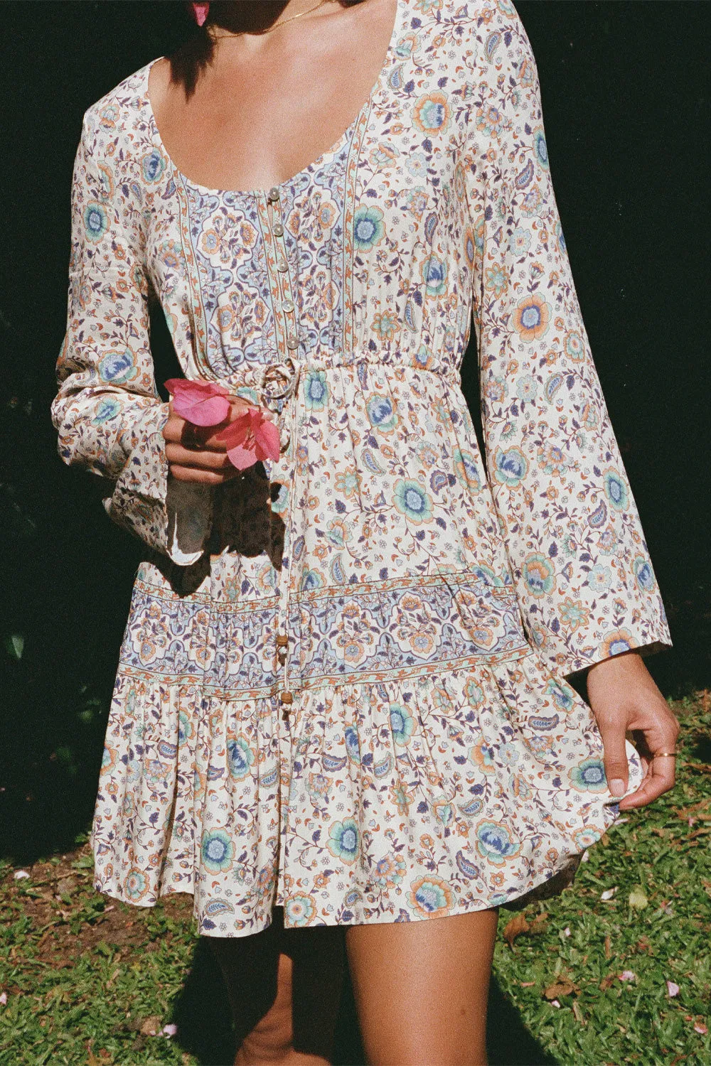 Gabriel Mini Dress in Sand sold by Arnhem product image thumbnail 4