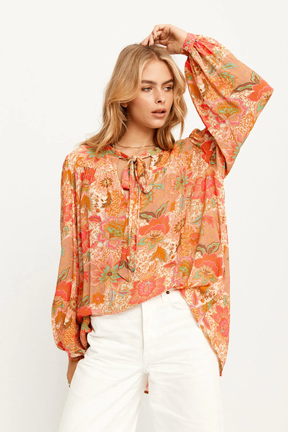 Evita Blouse in Coral - Pre-loved sold by Arnhem product image thumbnail 4