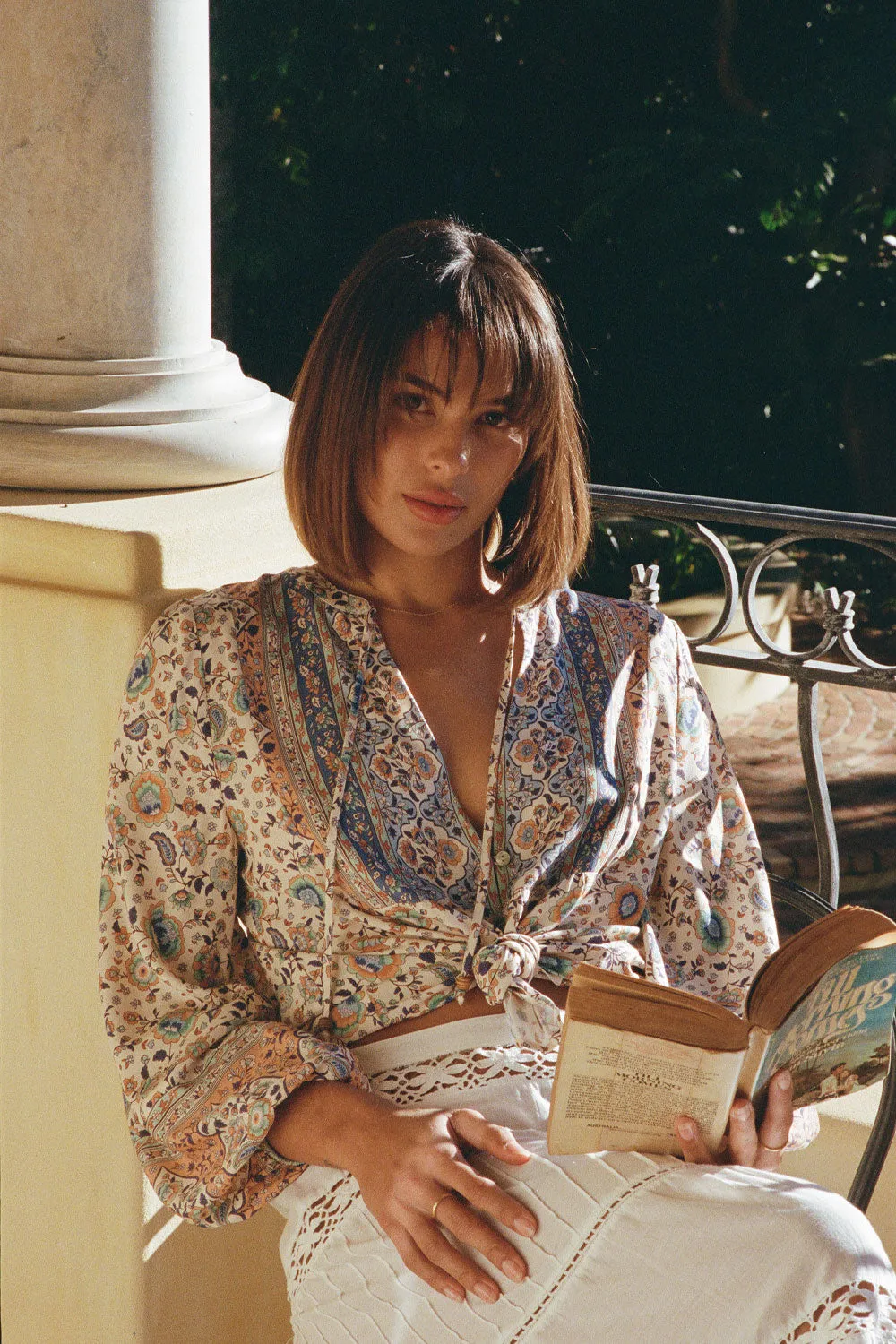 Gabriel Blouse in Sand sold by Arnhem product image thumbnail 4