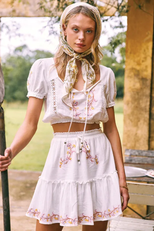 Penny Top in Magnolia - Pre-loved sold by Arnhem