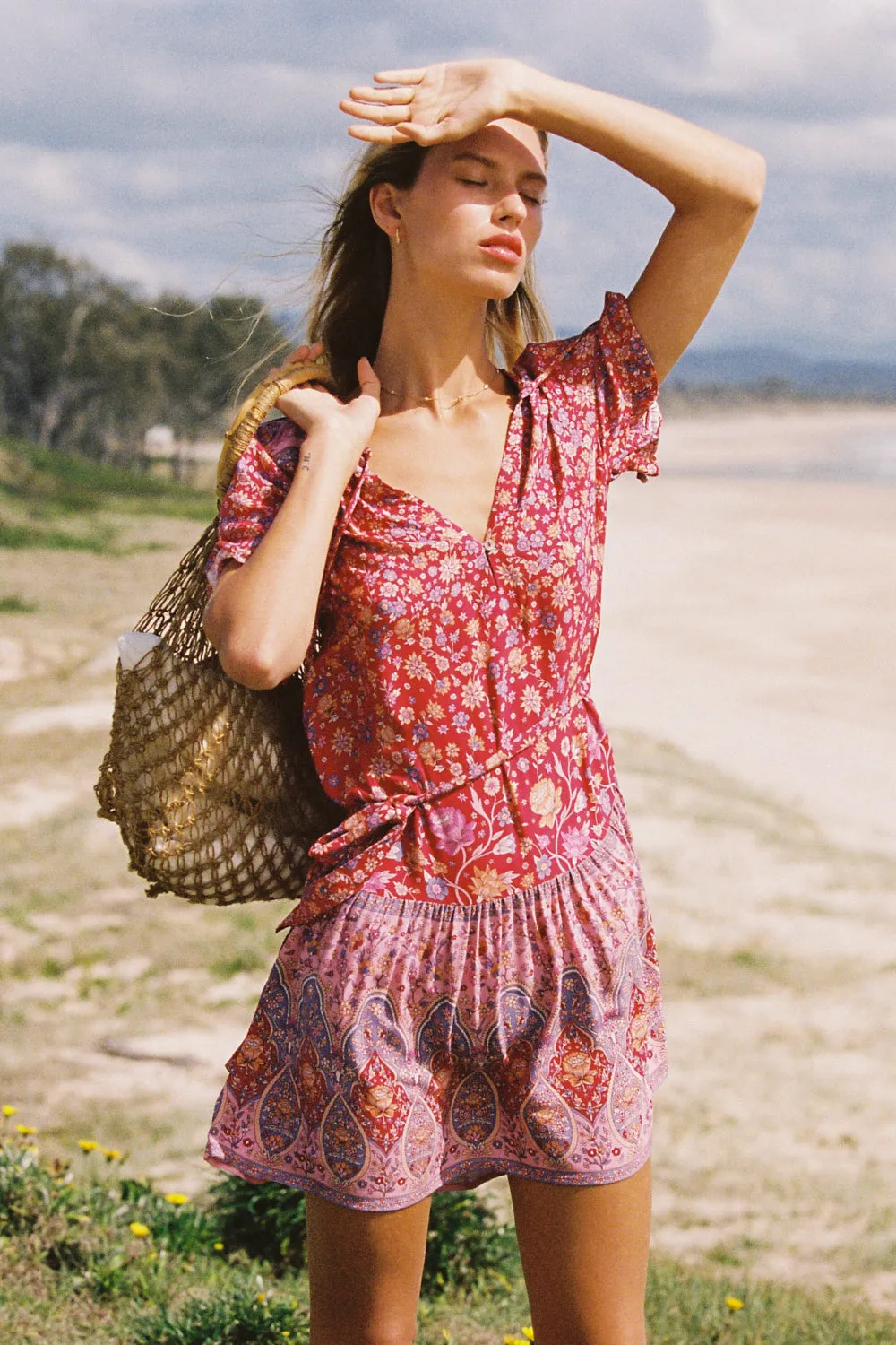 Mai Kaftan in Raspberry - Pre-loved sold by Arnhem product image thumbnail 4