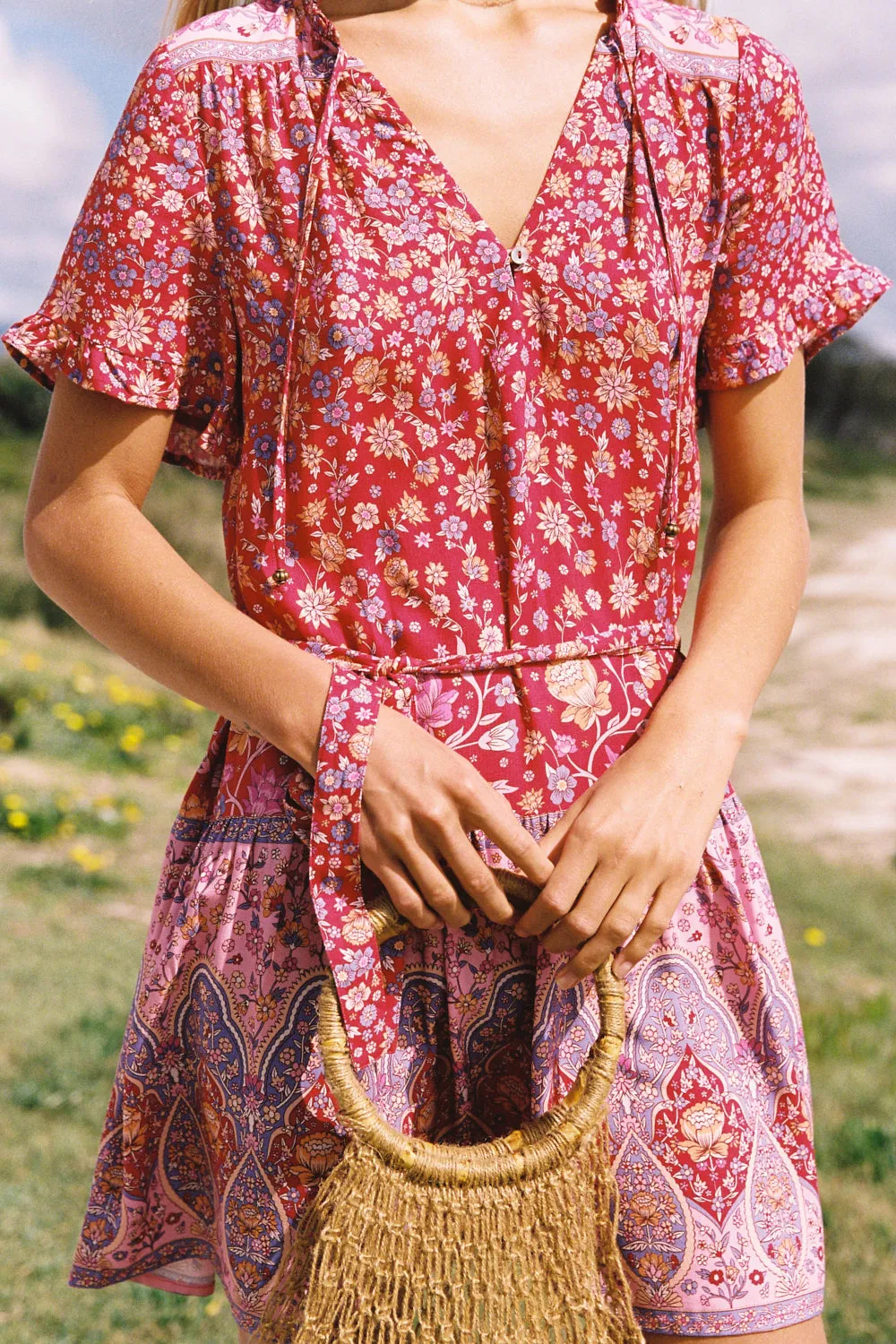 Mai Kaftan in Raspberry - Pre-loved sold by Arnhem product image thumbnail 3