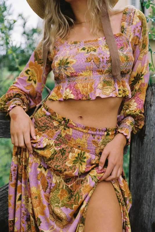 Evita Top in Lavender - Pre-loved sold by Arnhem