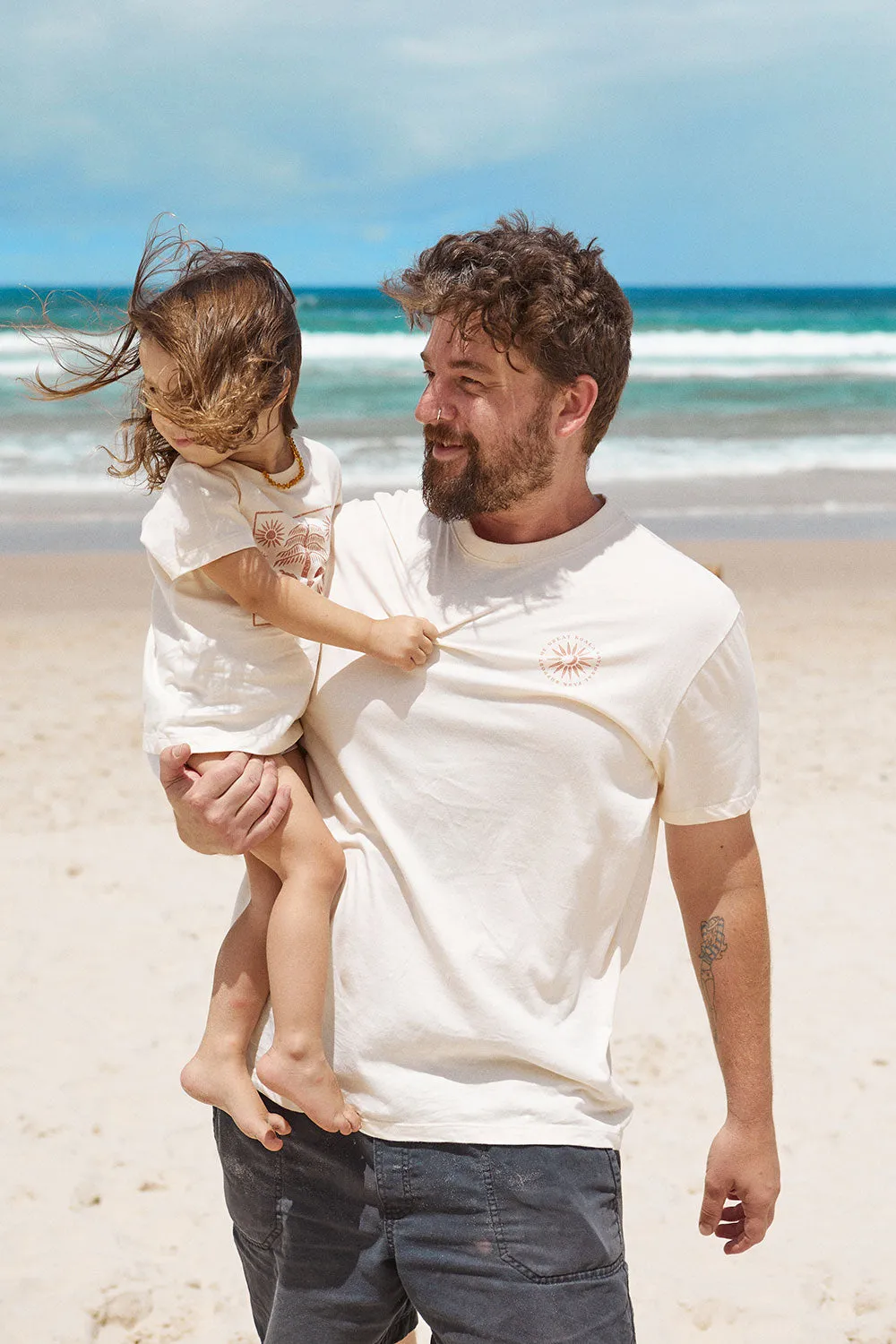 Arnhem x GKNP Charity Mens Tee in Wheat sold by Arnhem product image thumbnail 3