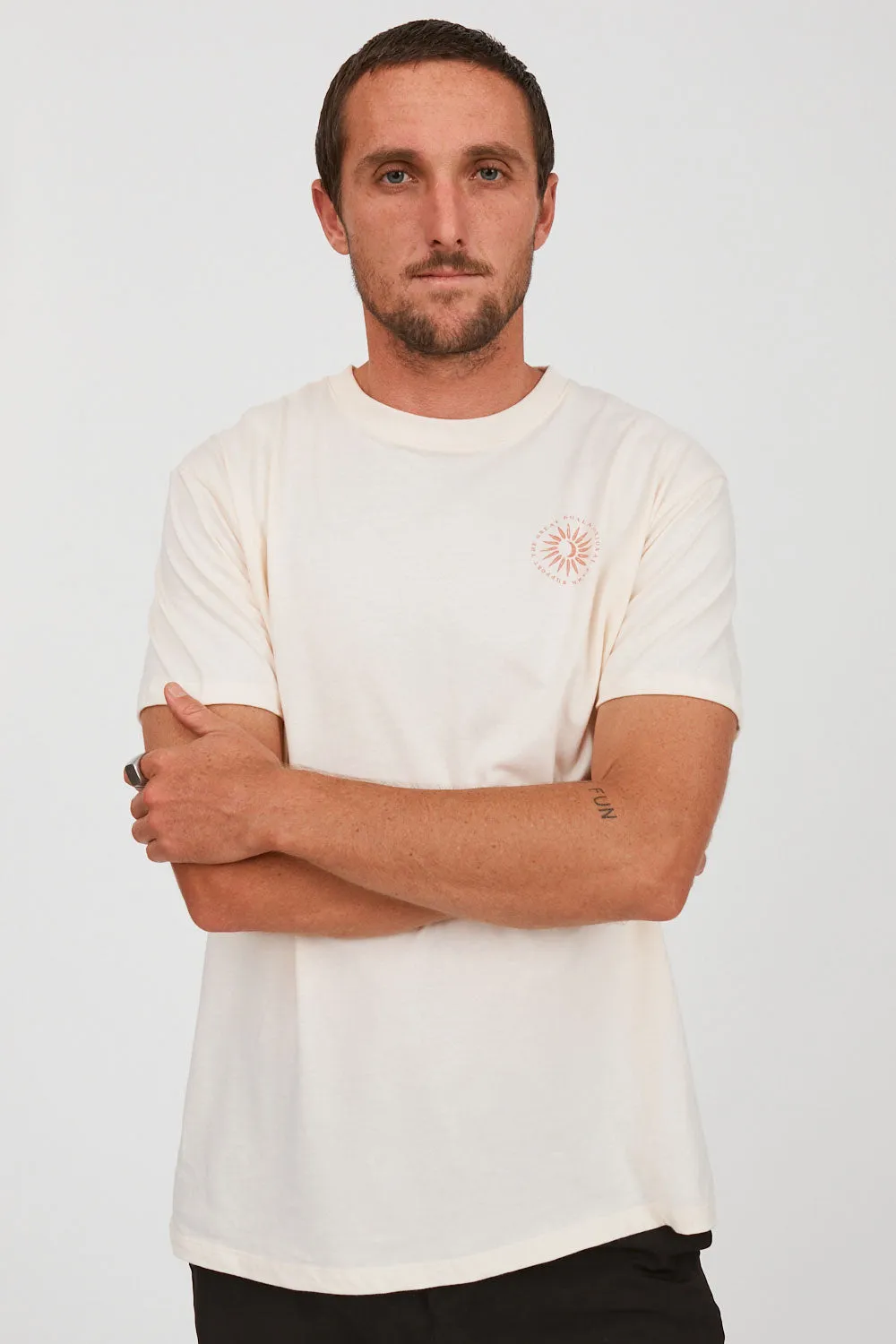 Arnhem x GKNP Charity Mens Tee in Wheat sold by Arnhem product image thumbnail 4