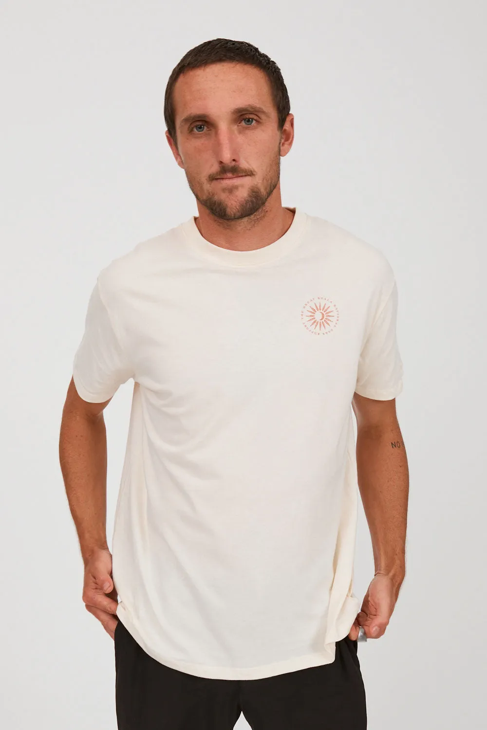 Arnhem x GKNP Charity Mens Tee in Wheat sold by Arnhem product image thumbnail 2