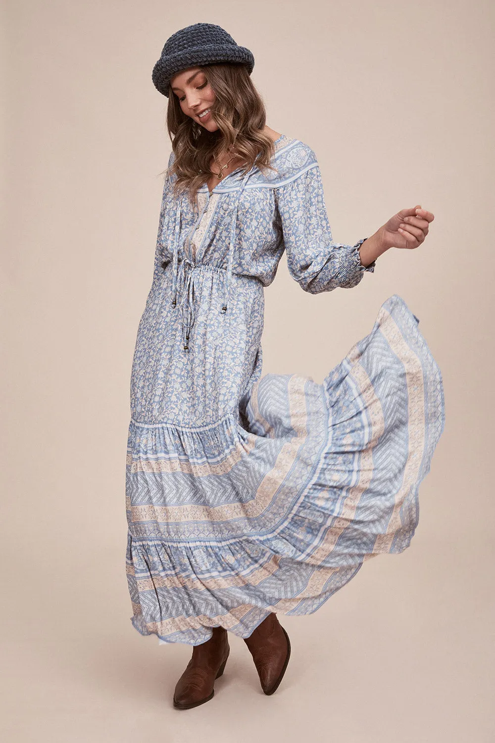 Maeve Midi Dress in Bleu sold by Arnhem product image thumbnail 2
