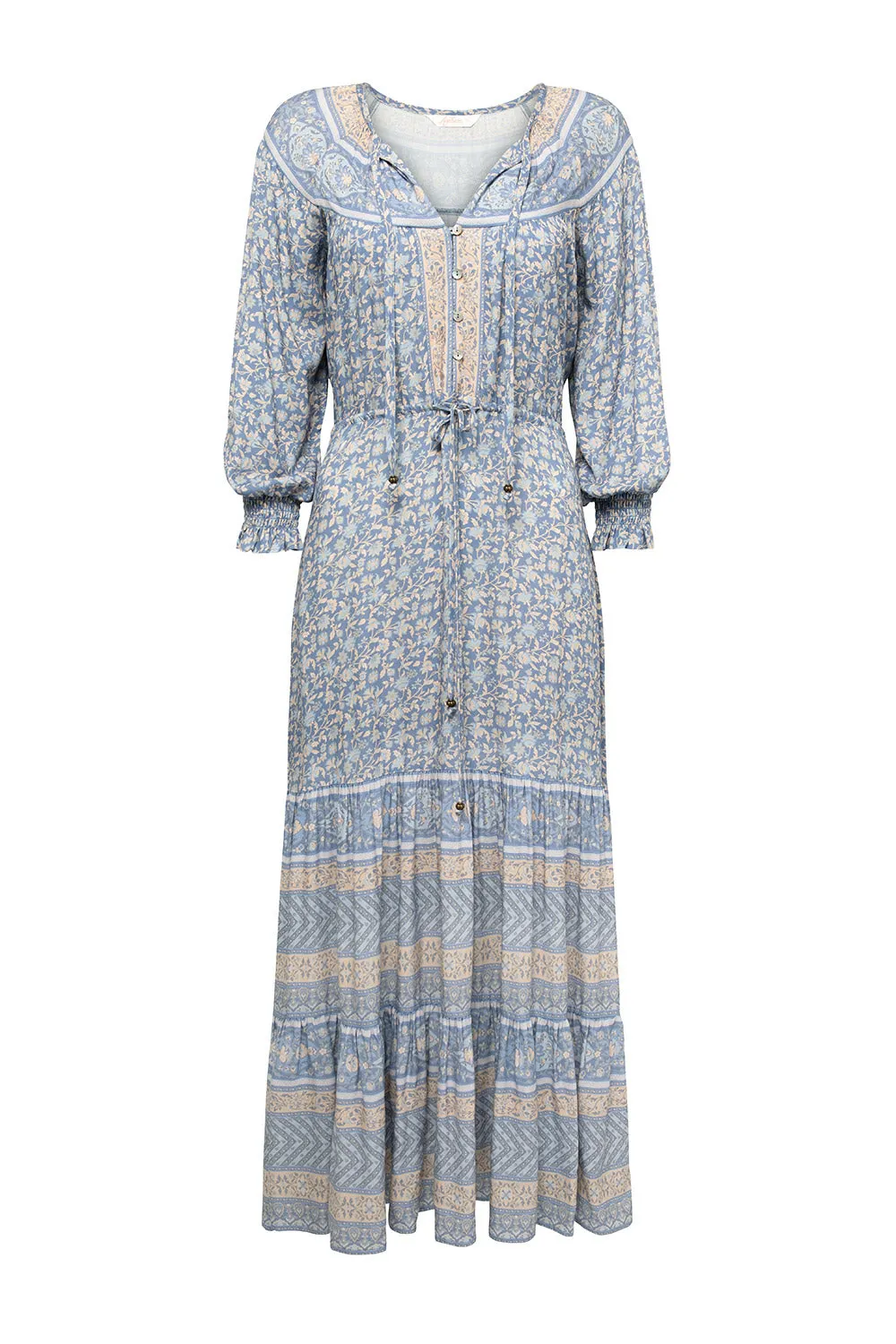 Maeve Midi Dress in Bleu sold by Arnhem