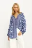 Angelis Blouse in Sapphire - Pre-loved sold by Arnhem