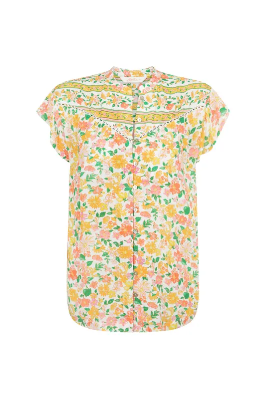 Odessa Top in Sunshine sold by Arnhem