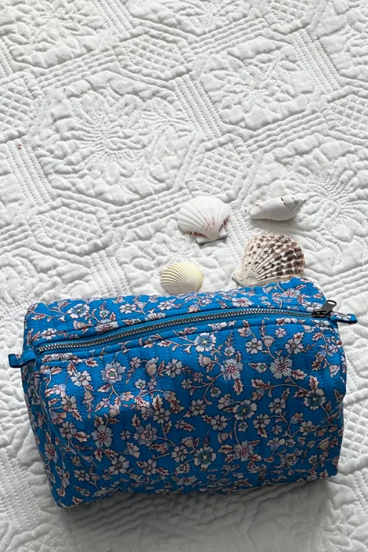 Sacramento Revive Beauty Bag in Floral Ocean sold by Arnhem