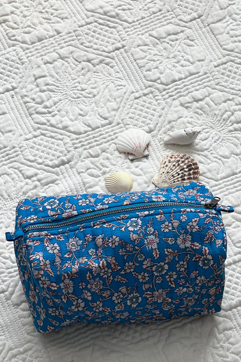 Sacramento Revive Beauty Bag in Floral Ocean sold by Arnhem