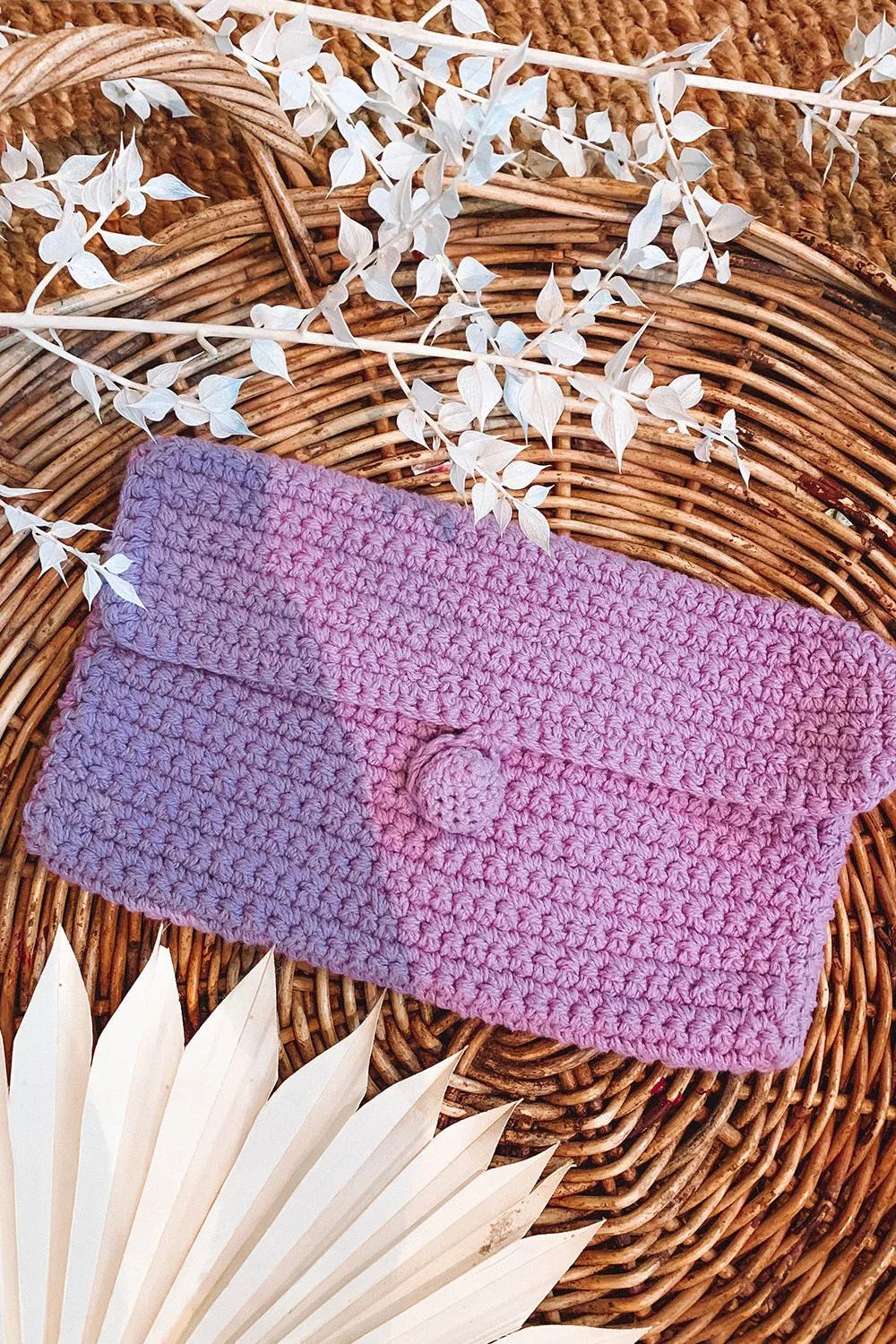 Delilah Purse in Lavender sold by Arnhem